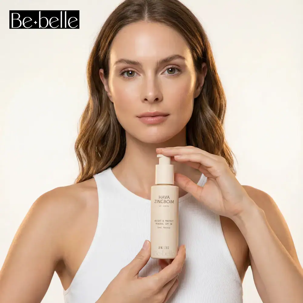 מודליסטית מציגה את ברייט פרוטקסט 50-spf מבית חוה זינגבוים