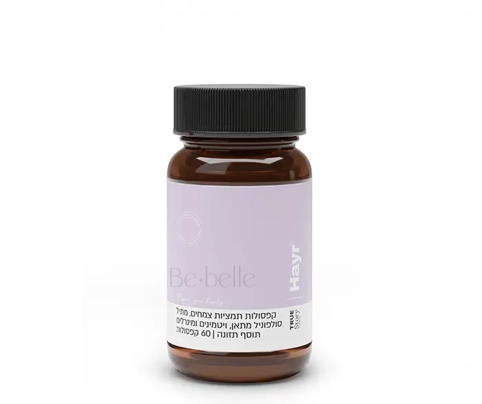 קפסולות HAYR מבית True Story Collagen Plus – תוסף תזונה טבעי לשיער חזק, עבה ומבריק