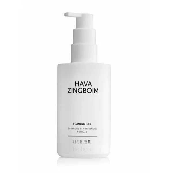 Foaming Gel של חוה זינגבוים – ג'ל קצף לניקוי עדין לפנים, פורמולה מרגיעה ומרעננת