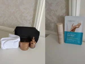 חני א. לקוחה מרוצה מצלמת את ערכת פרופסי ריץ וקרם הגנה מינרלי ברייט פרוטקט בתוספת מתנות יחודיות מ Bebelle