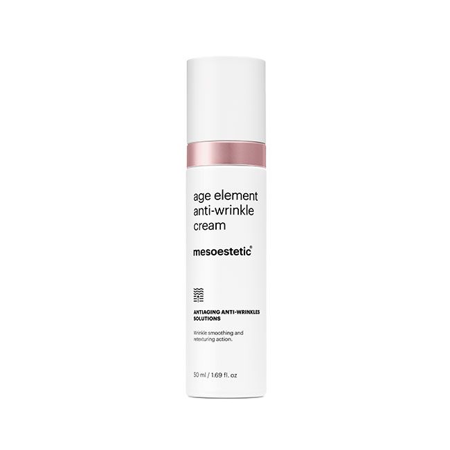 age element® anti-wrinkle cream - בקבוק הקרם נגד קמטים לצד אריזת המוצר