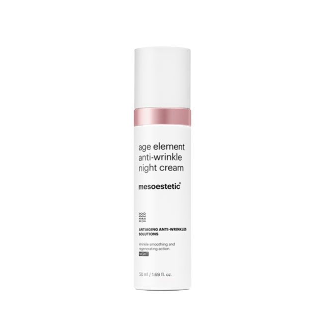 age element® anti-wrinkle night cream - קרם הלילה לצד אריזת המוצר