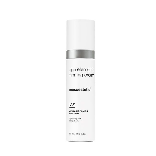 age element® firming cream - בקבוק קרם המיצוק לצד אריזת המוצר