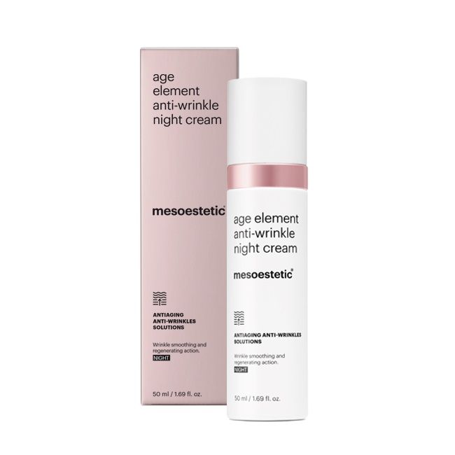 age element® anti-wrinkle night cream - בקבוק המשאבה של קרם הלילה נגד קמטים