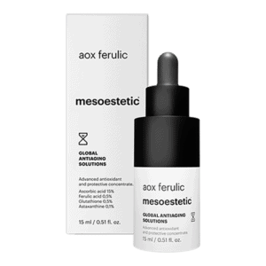 סרום aox ferulic של mesoestetic בגרסת 15 מ״ל העדכנית