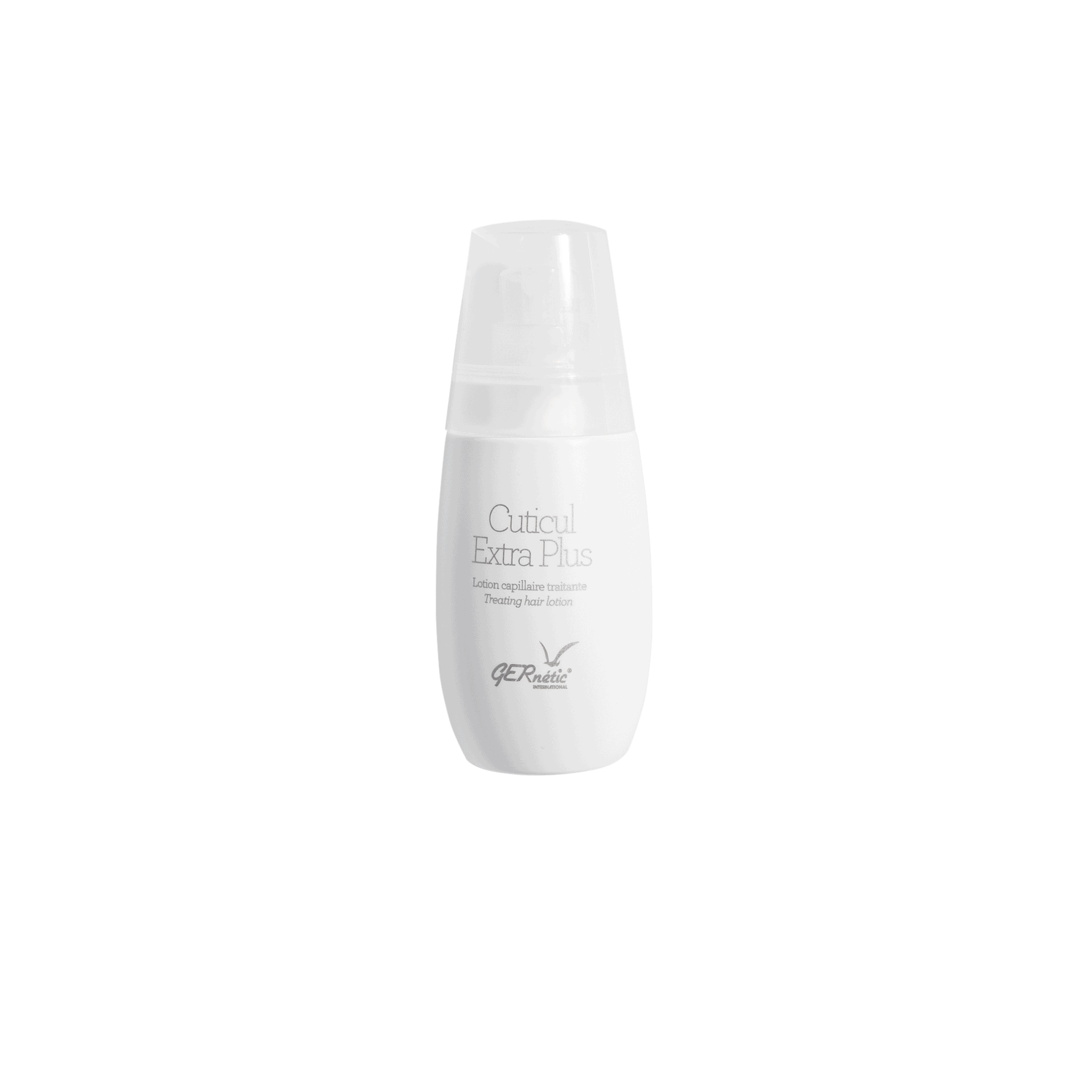 Cuticul Extra Plus של GERnétic - בקבוק תחליב קוטיקול אקסטרה פלוס לבן עם מכסה שקוף