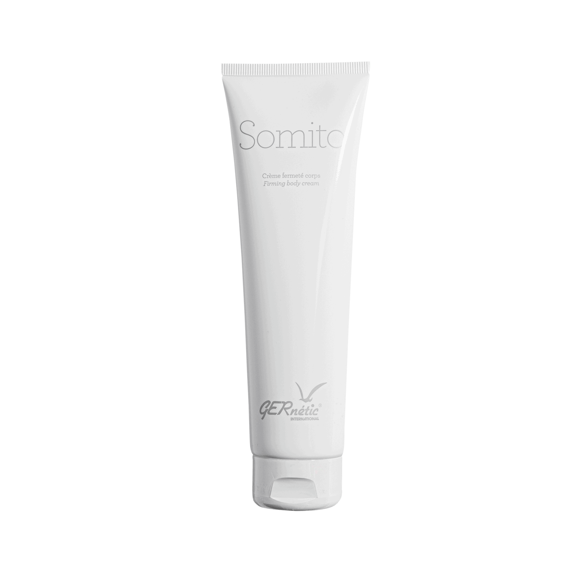 Somito של GERnétic – שפופרת סומיטו לבנה וסגורה על רקע נקי