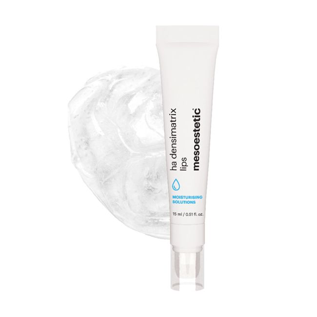באלם ha densimatrix lips של mesoestetic בתמונת מוצר ומרקם
