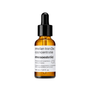 melan tran3x concentrate של mesoestetic - בקבוק טפטפת של הסרום לכתמי פיגמנטציה