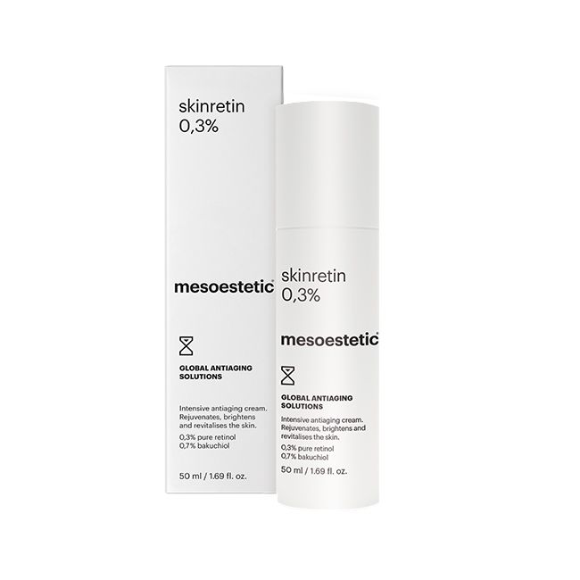 skinretin 0.3% של mesoestetic - קרם הלילה עם רטינול ובקוצ׳יול