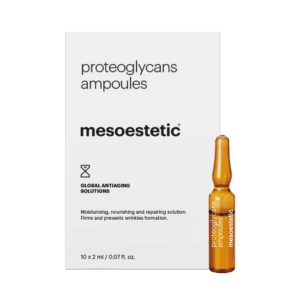 מארז proteoglycans ampoules של mesoestetic עם אמפולות הטיפוח