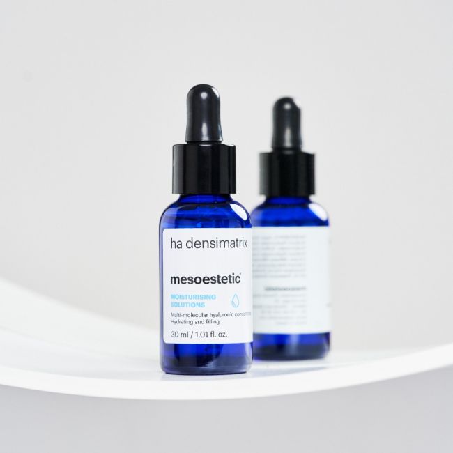 ha densimatrix של mesoestetic - סרום חומצה היאלורונית בתמונת שימוש