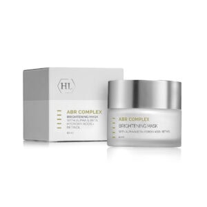 מסכה מבהירה Brightening Mask של HL ABR Complex, צנצנת 50 מ״ל לצד האריזה