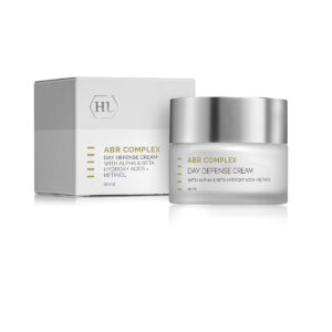 קרם יום Day Defense Cream מסדרת ABR Complex של HL, צנצנת 50 מ״ל לצד אריזת הקרטון