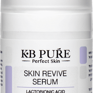 ריבייב סרום של קובי ברוך KB PURE - בקבוק ריבייב סרום לבן עם סימונים סגולים וסימון 30 מ״ל