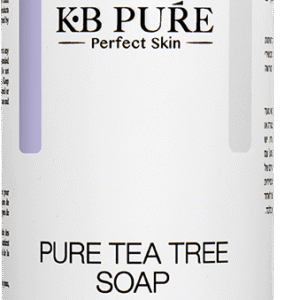 סבון עץ התה של קובי ברוך KB PURE - בקבוק סבון עץ התה שקוף עם משאבה וסימון 250 מ״ל