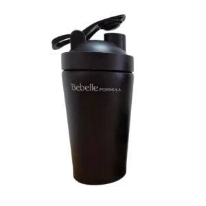 שייקר Bebelle Formula - שייקר חלבון נירוסטה פרימיום צבוע שחור מבחוץ לערבוב קולגן ואבקות